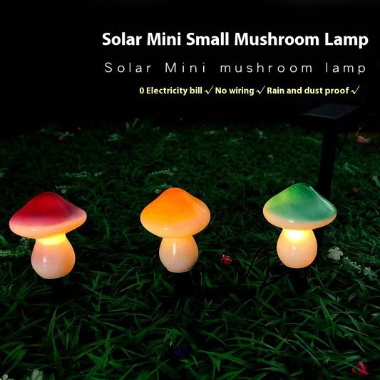 Lámpara Solar Seta para Jardín - Impermeable y Decorativa - Image 2