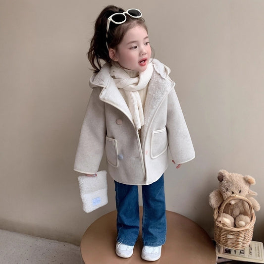 Abrigo Cálido Acolchado para Niña con Forro Polar - Image 2
