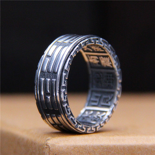 Anillo Plata Esterlina Yin Yang Pez - Universo y Armonía - Image 2