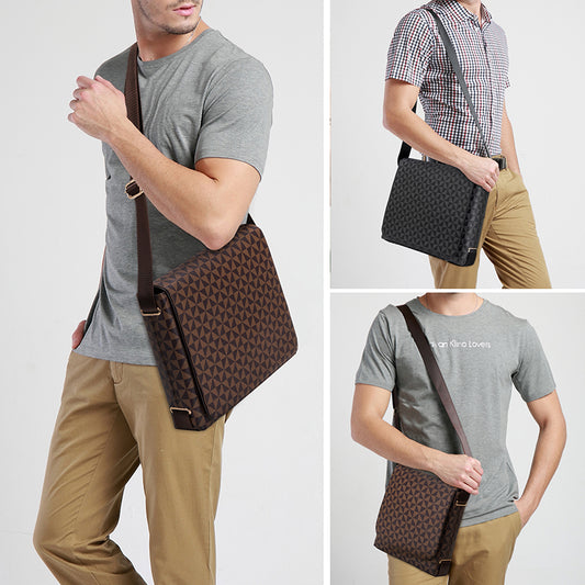 Bolsa de Hombro con Solapa Estilo Europeo y Americano para Hombre - Image 2