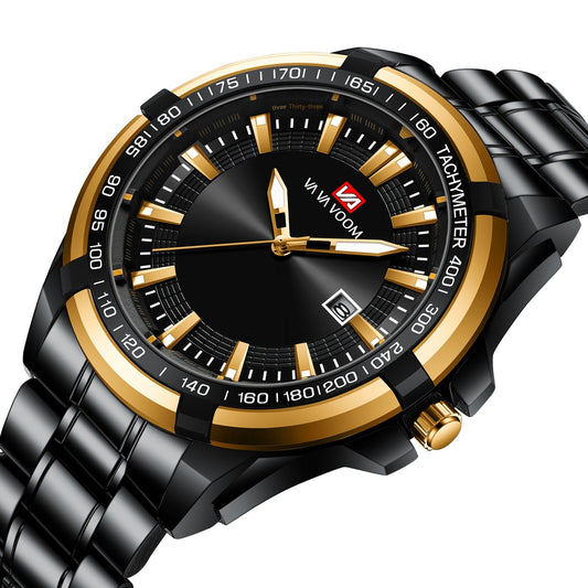 Reloj Deportivo de Acero Inoxidable con Esfera Luminosa - Image 2