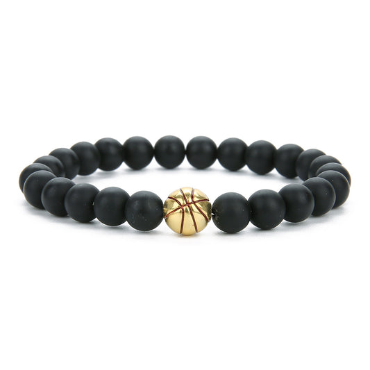 Pulsera de Cuentas con Diseño de Baloncesto - Image 2