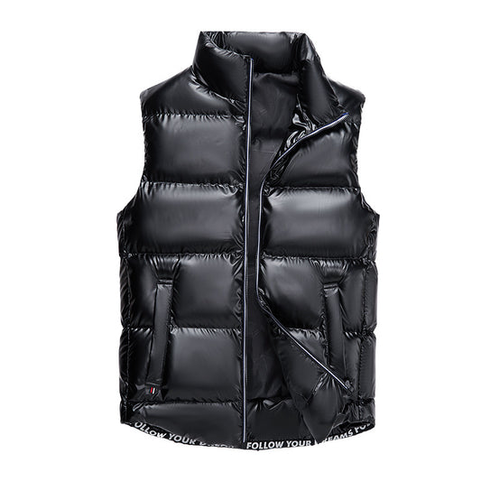 Chaleco Acolchado Brillante para Hombre - Image 2