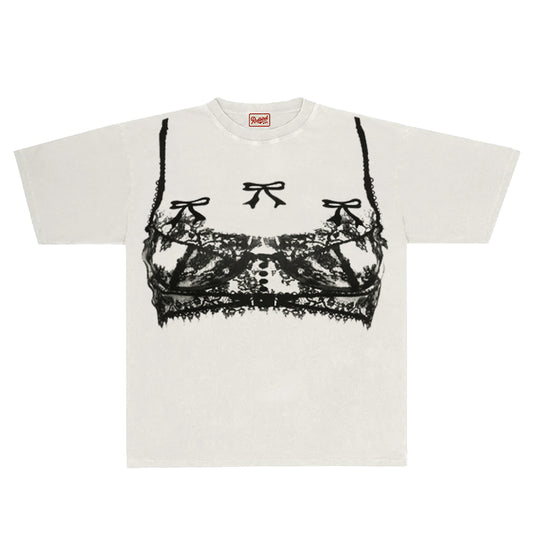 Blusa Gótica Blanca con Estampado Adorable - Image 2