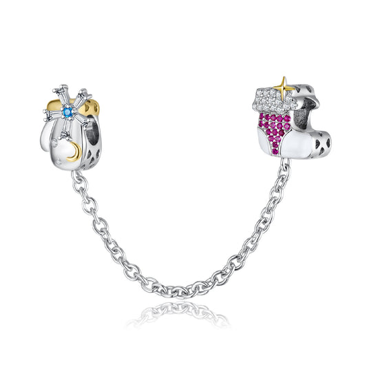 Pulsera de Plata S925 con Accesorios DIY - Colección Navideña - Image 2