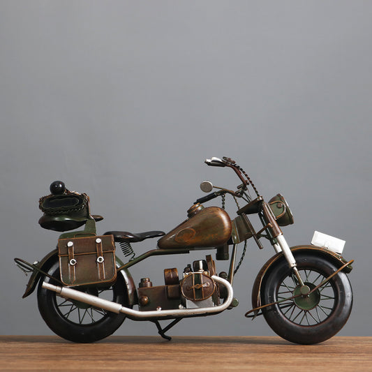 Decoración Motocicleta Retro de Metal - Adorno Vintage para Coleccionistas - Image 2