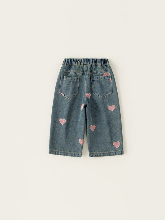 Pantalones Rectos Anchos para Niña - Estilo Casual Moderno - Image 2