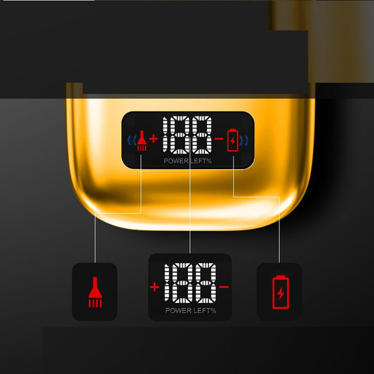 Afeitadora Eléctrica Profesional con Pantalla LCD y Cuerpo Metálico - Image 2