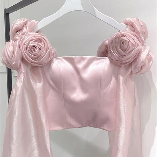 Blusa Elegante con Mangas Acampanadas para Mujer - Image 2