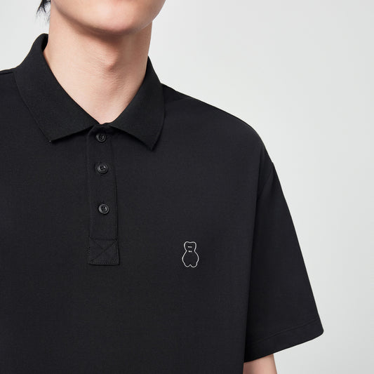Polo Shirt Perla con Textura Embossing para Hombre - Image 2
