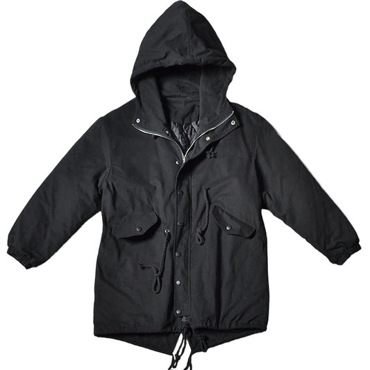 Abrigo Anorak Holgado Casual de Moda Oscura para Hombre - Image 2