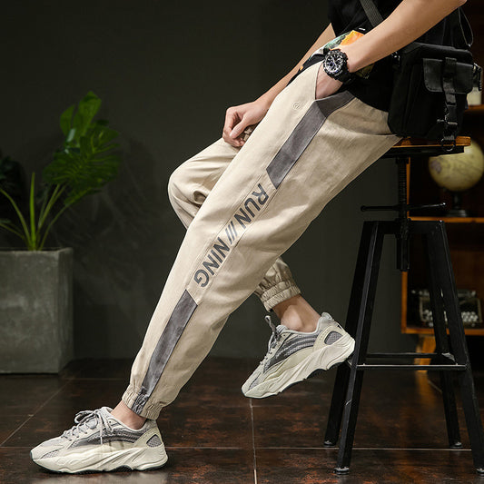 Pantalones Deportivos Sueltos al Estilo Coreano con Detalles Tácticos - Image 2