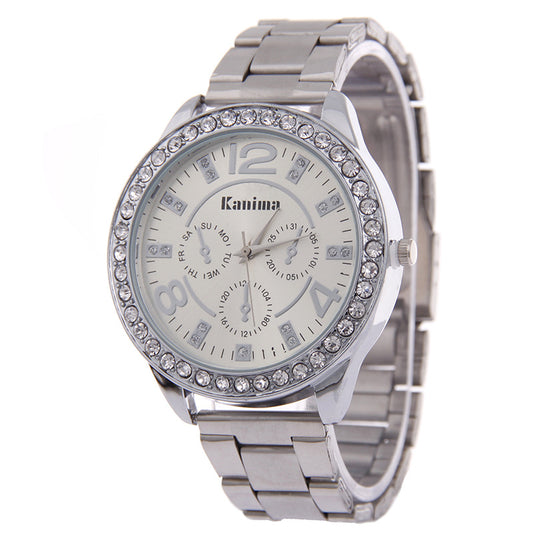 Reloj Británico de Acero Inoxidable con Diamantes de Alta Gama - Image 2