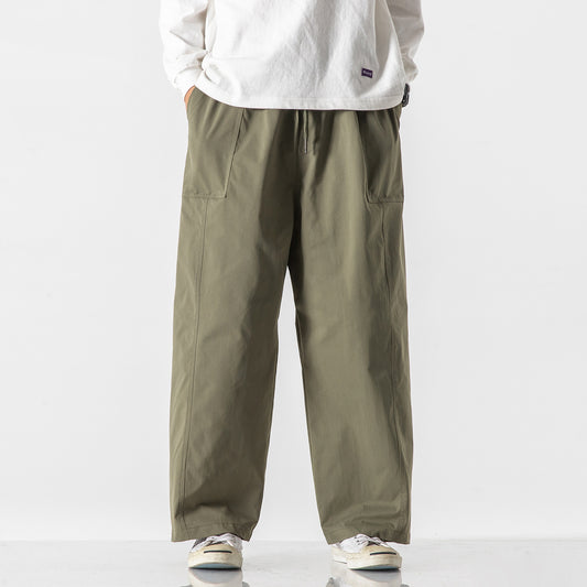 Pantalones Harem Overol Ancho Tendencia Piernas Rectas - Image 2