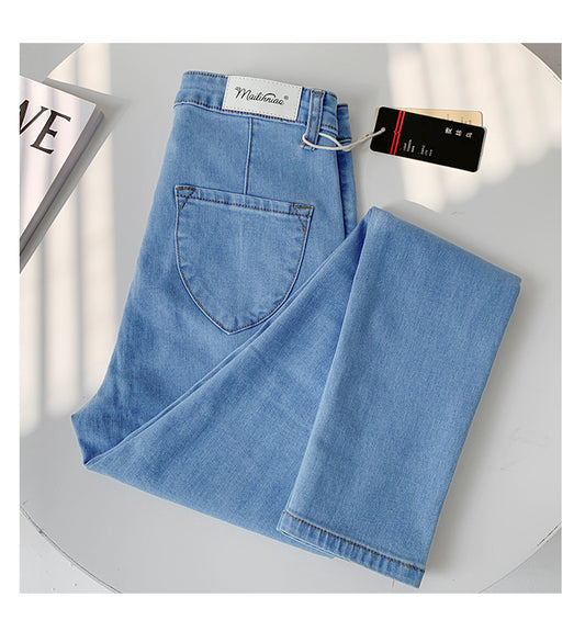 Pantalones Vaqueros Elásticos Cintura Alta para Mujer - Image 2