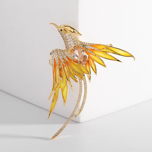 Broche Fénix de Lujo Elegante para Mujer - Image 2