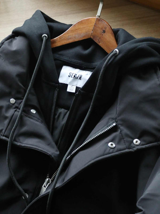 Abrigo Casual Hombre Otoño Invierno Efecto Dos Piezas Confort - Image 2