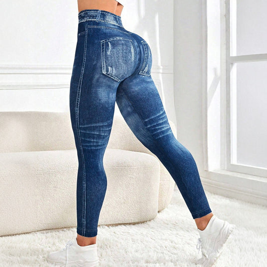 Jeans Deportivos de Alta Elasticidad con Efecto Levantador - Image 2
