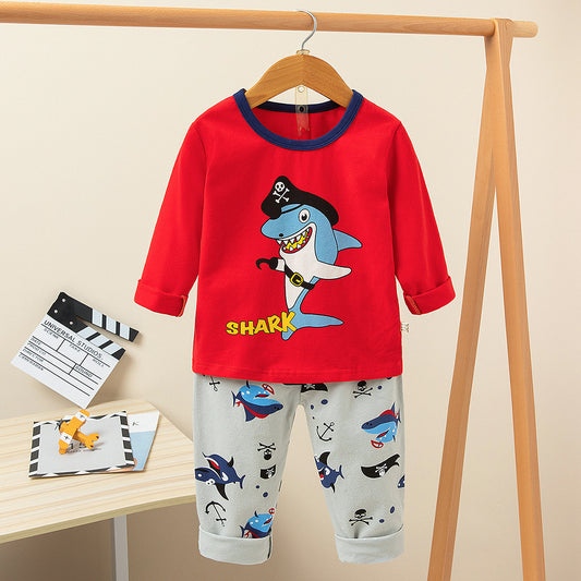 Pijama Infantil Estampado con Diseños Divertidos - Conjunto Cómodo para Casa - Image 2