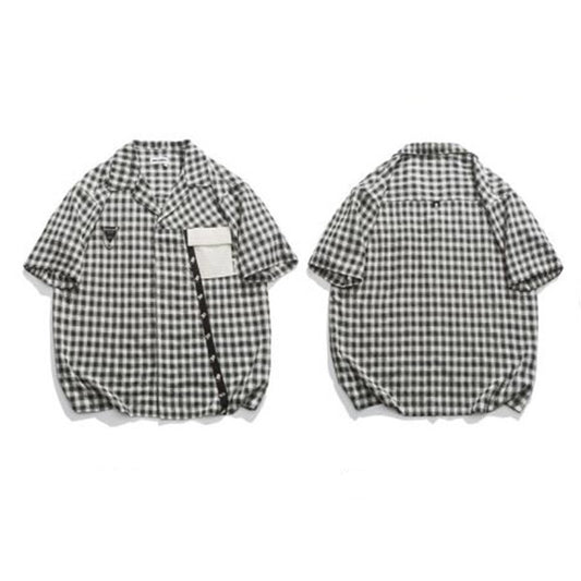 Camisa Cuadros Holgada Deportiva Unisex - Estilo Casual Moderno - Image 2