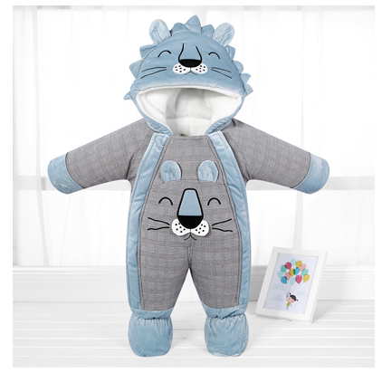 Traje de Invierno para Bebé en Algodón Grueso - Prenda Térmica Completa - Image 2
