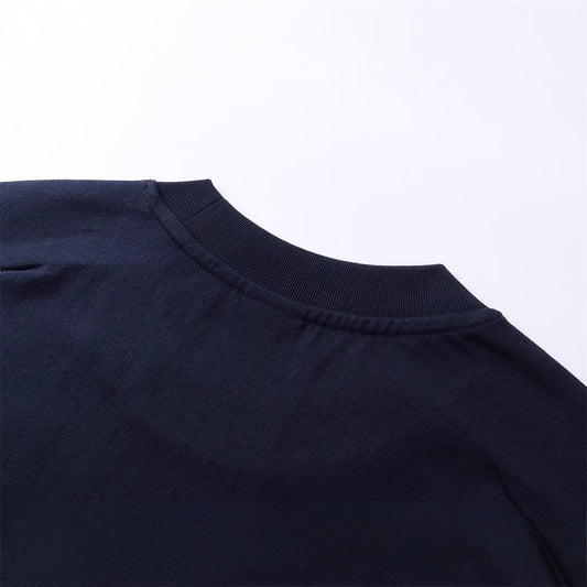 Camiseta Minimalista Patchwork Retro de Manga Corta Unisex - Image 2
