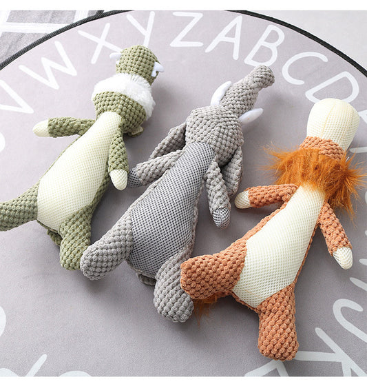 Juguete Peluche Cachorro Interactivo con Sonido Chirriante para Perros Pequeños - Image 2