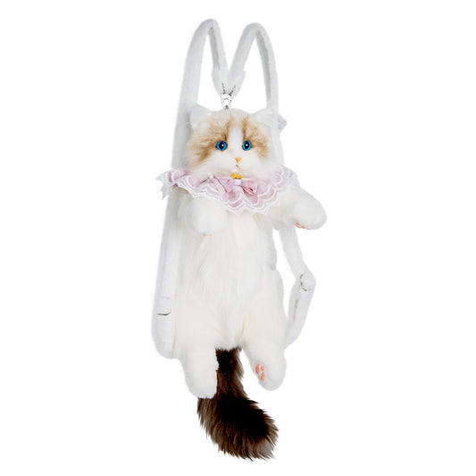 Mochila Muñeca de Peluche Ragdoll para Niñas - Diseño Adorable - Image 2