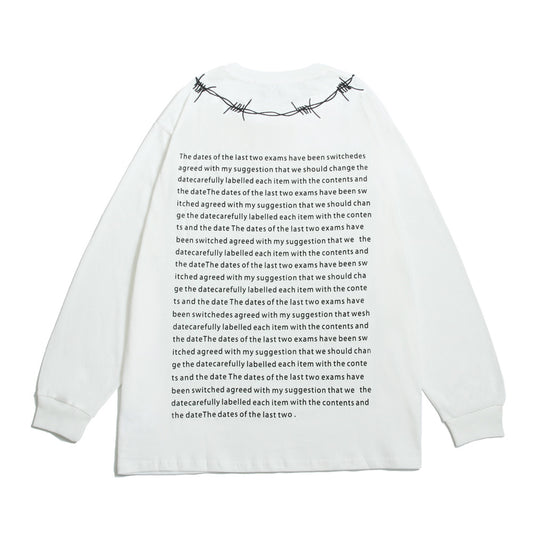 Sudadera Estampada Suelta para Hombre - Manga Larga Cuello Redondo - Image 2