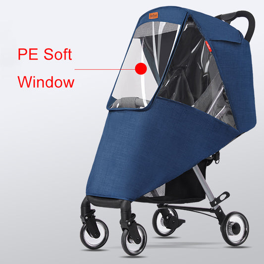 Protector Impermeable para Cochecito de Bebé con Cobertura contra Viento - Image 2