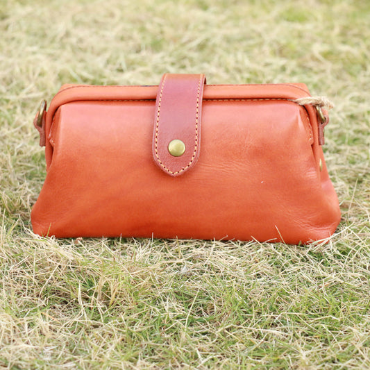 Bolso de Cuero Curtido al Vegetal Estilo Retro para Mujer - Image 2