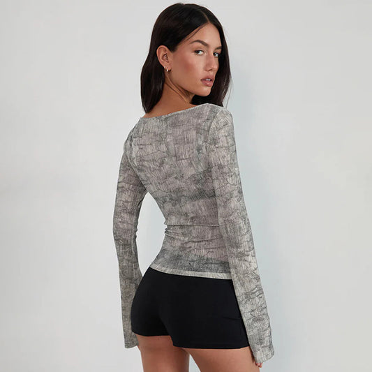 Blusa Estampado Animal Suelta y Cómoda para Mujer - Image 2