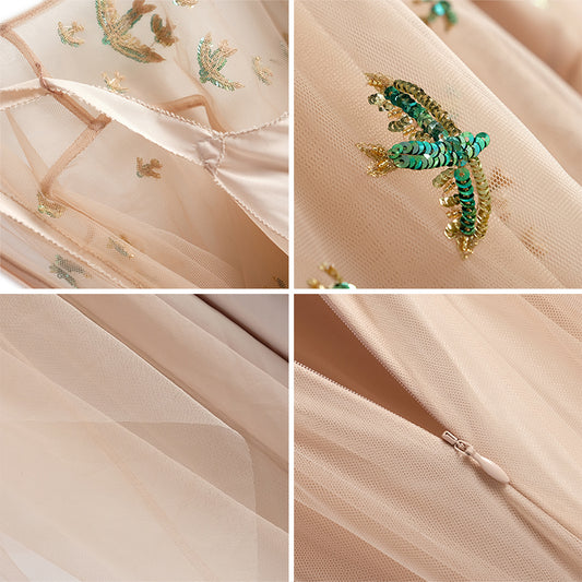 Vestido Swing con Mangas de Tul Acampanadas - Image 2