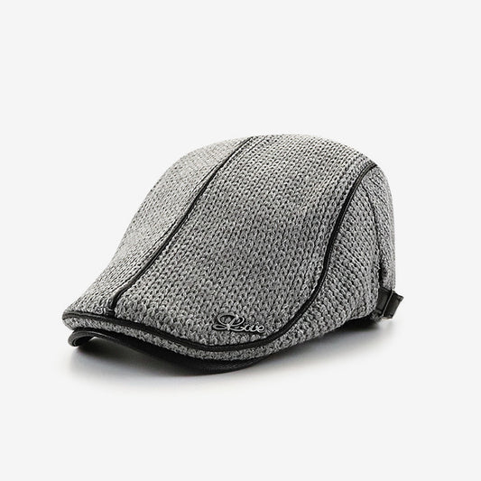 Gorro Tejido Grueso Británico para Hombre - Abrigo Casual - Image 2