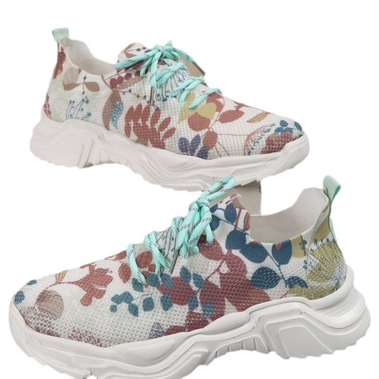 Zapatillas Deportivas Slip-On con Flores 3D - Tecnología Flyknit Ligera - Image 2