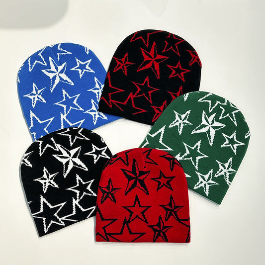 Gorro de Lana Retro Star - Estilo Vintage Clásico - Image 2