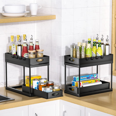 Double Sliding Organizer for Under Sink