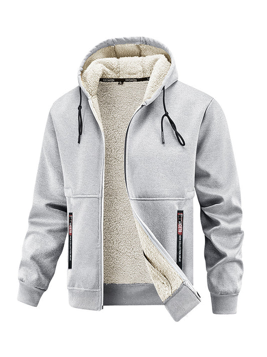 Abrigo de Invierno para Hombre con Lana de Cordero Engrosada - Image 2