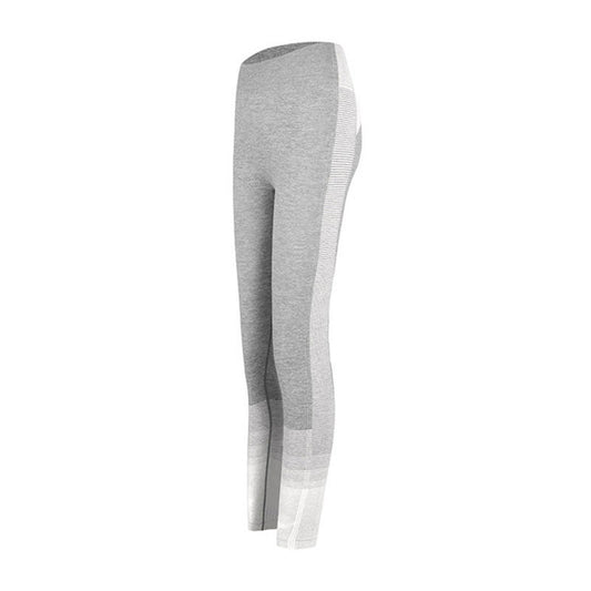 Pantalones Yoga Tejidos sin Costuras con Rayas - Leggings Deportivos para Fitness - Image 2