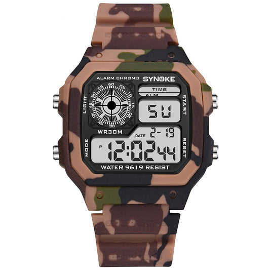 Reloj Deportivo Digital con Luz Nocturna y 7 Colores Sumergible - Image 2