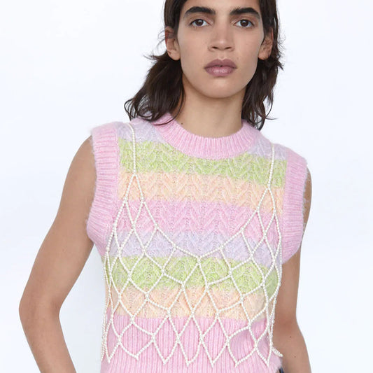 Collar Chal de Perlas Oversized - Image 2