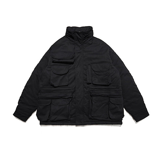 Abrigo Trench Holgado con Capucha para Hombre - Estilo Urbano - Image 2