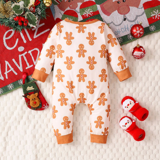 Pijama Navideño Infantil de una Pieza con Cierre - Image 2