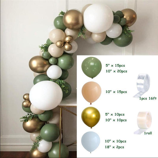 Juego de Globos Retro Rojo y Verde con Pasta de Frijol - Decoración Fiesta de Cumpleaños - Image 2