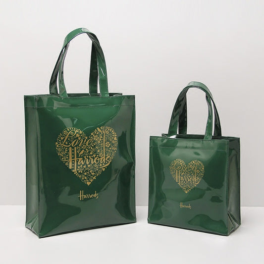 Bolsa de Compras Impermeable Estilo Británico PVC Portátil - Image 2