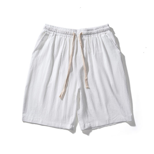 Shorts de Algodón para Hombre Cintura Elástica Verano - Image 2