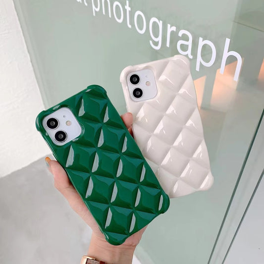 Funda Móvil con Diseño Geométrico 3D Rombos - Image 2