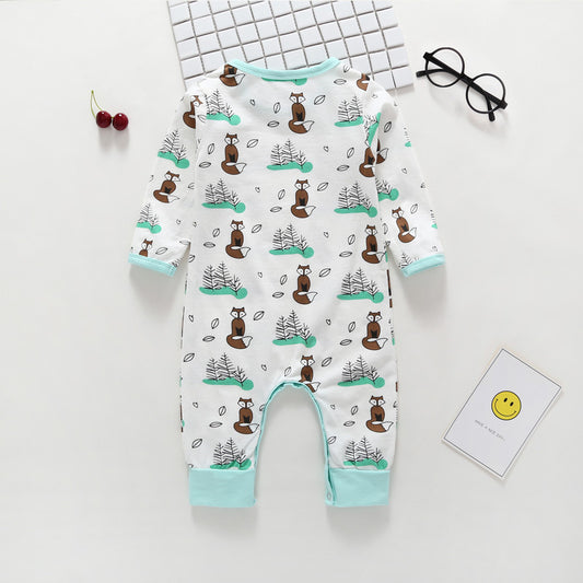 Enterizo de Manga Larga con Estampado Infantil para Bebé Otoño - Image 2