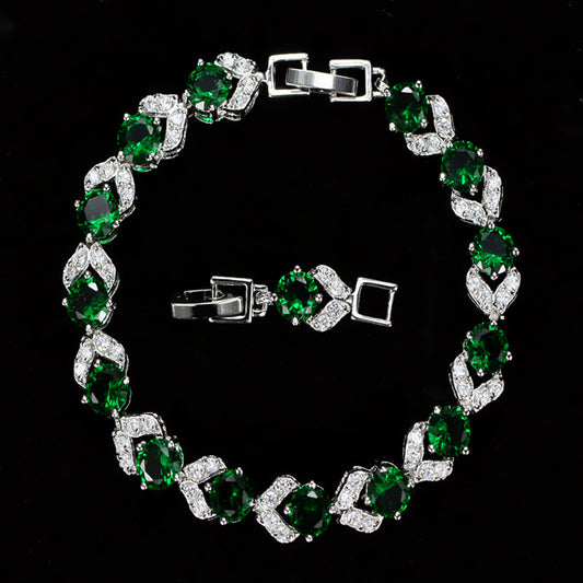Pulsera de Circonia Cúbica AAA con Diamantes - Brillo Cristal Blanco Eterno - Image 2
