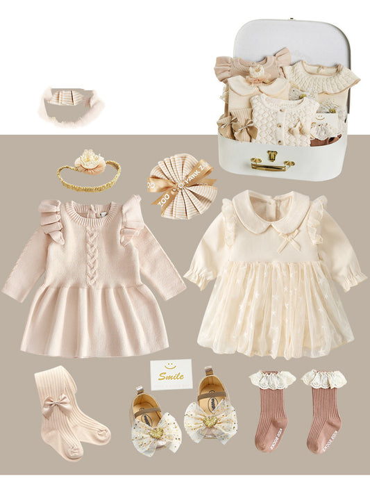 Vestido de Celebración para Bebé de Un Año - Conjunto Fotográfico Primeros Días - Image 2